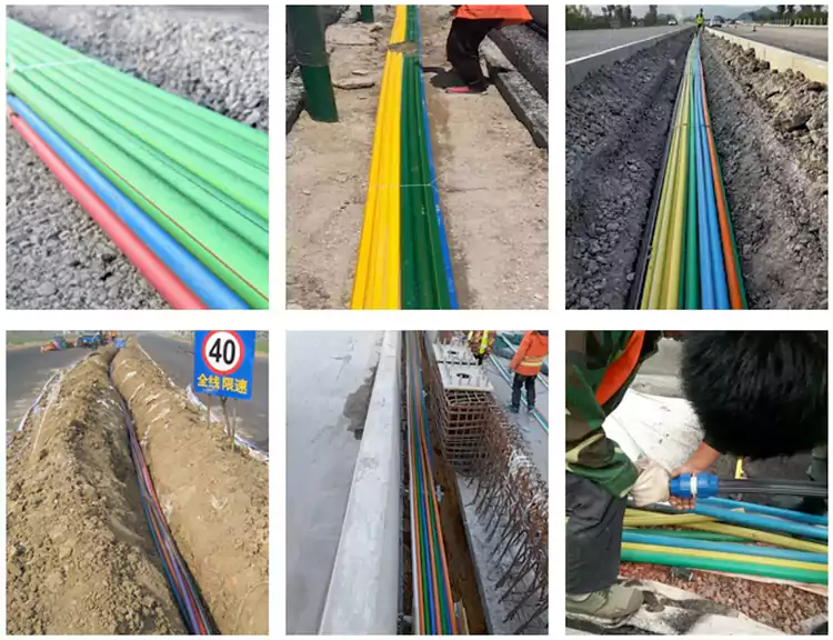 HDPE silicon core pipe